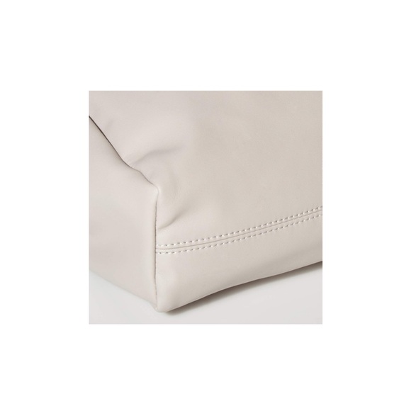 EUC The Drop Women's Janelle Gathered Shoulder Bag, Ice Grey, One Size - Picture 4 of 14